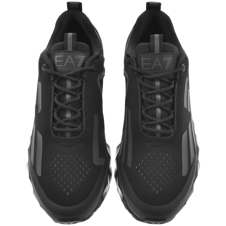 EA7 Emporio Armani Logo Trainers Black